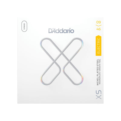 D'Addario - XSE0946-3P Strängset Elgitarr XS Coated 009-046 3-pack - Musik Utan Gränser 