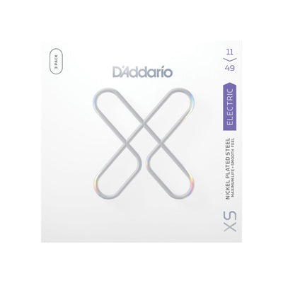 D'Addario - 3-pack XSE1149-3P Strängset Elgitarr XS Coated 011-049 3-pack - Musik Utan Gränser 