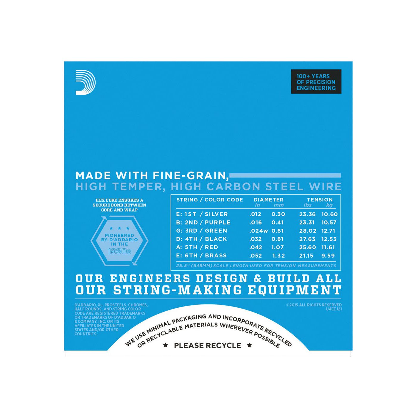 D'Addario - EJ21 Jazz Light - Musik Utan Gränser 