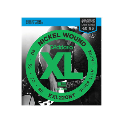 D'Addario - EXL220BT Balanced 040-095 - Musik Utan Gränser 