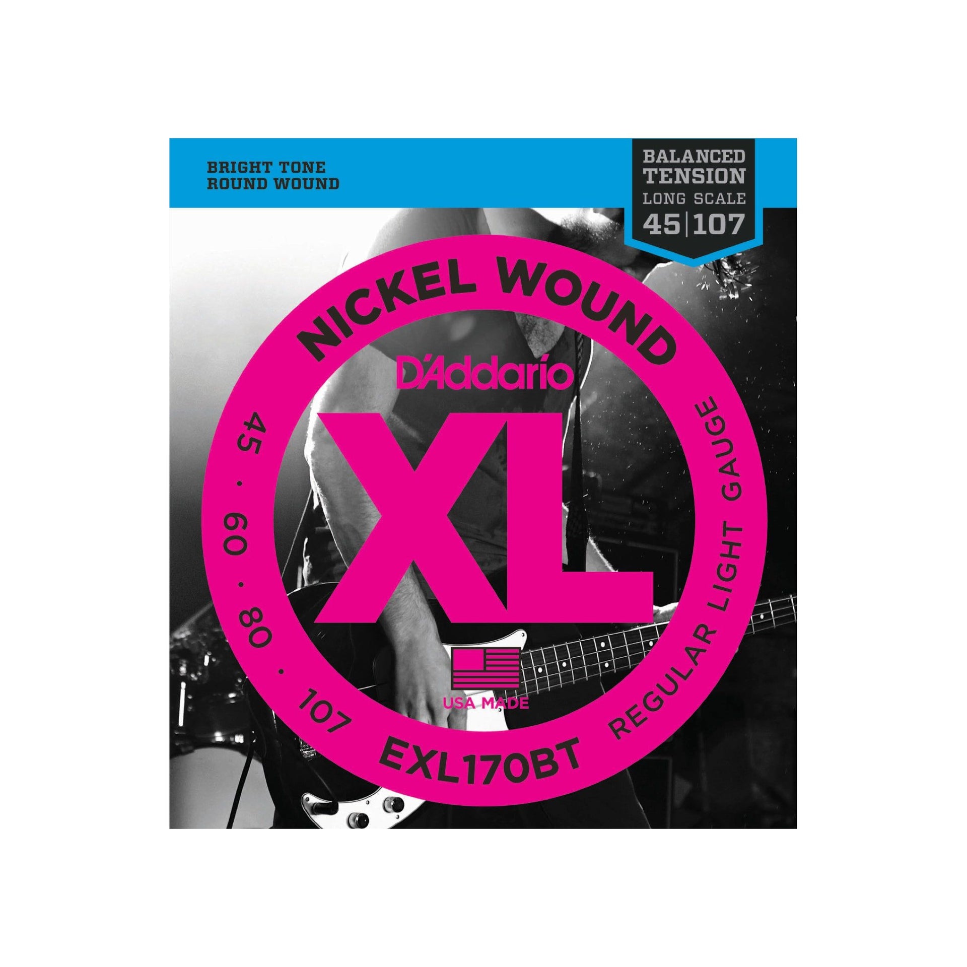 D'Addario - EXL170BT Balanced 045-107 - Musik Utan Gränser 