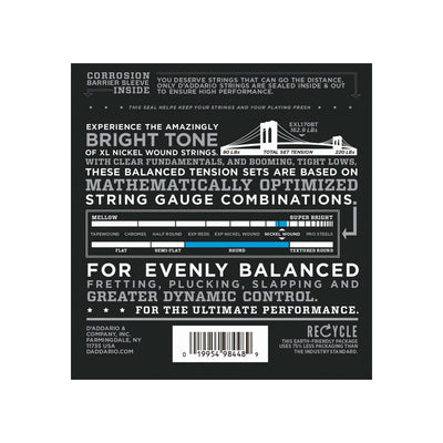 D'Addario - EXL170BT Balanced 045-107 - Musik Utan Gränser 