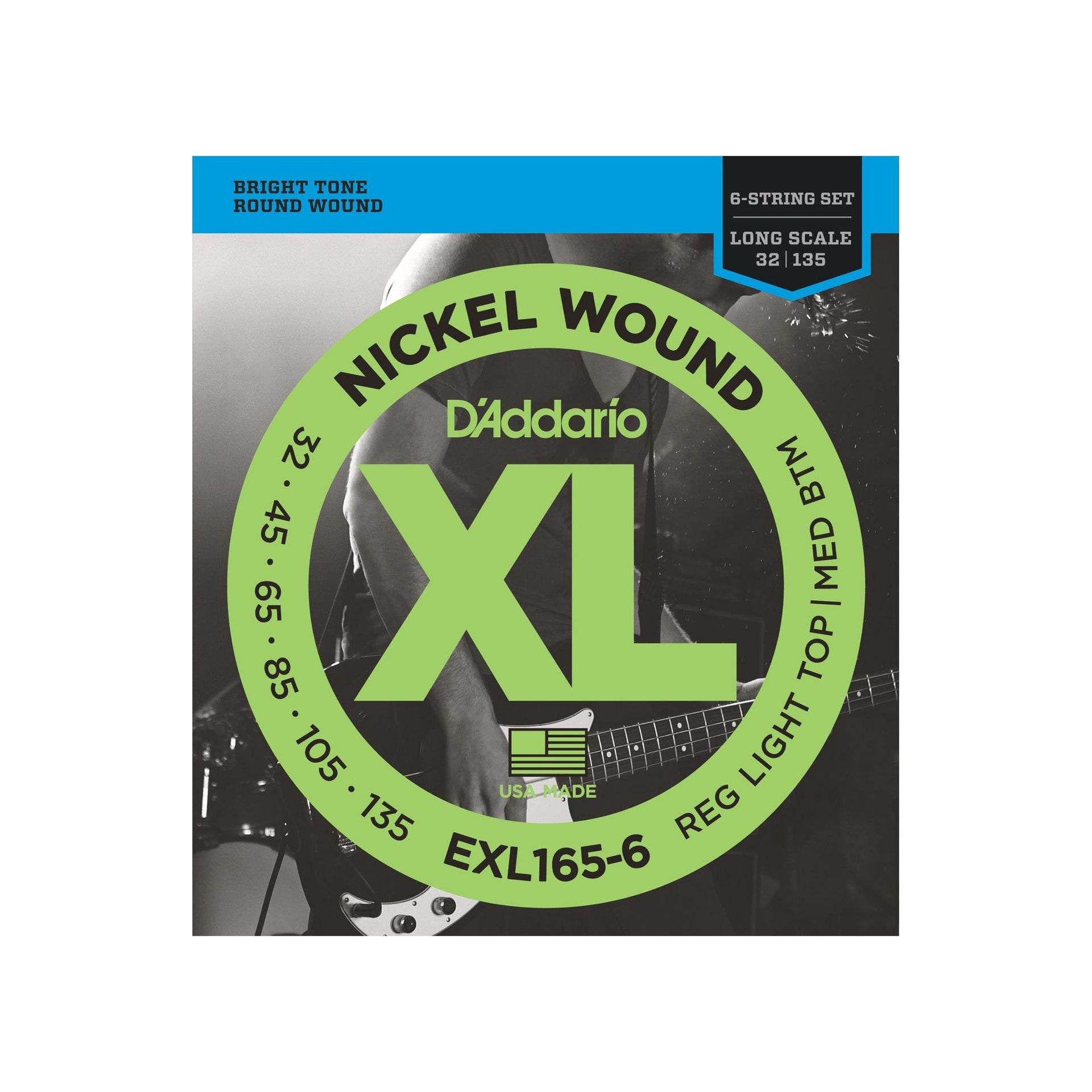 D'Addario - EXL165-6 6-strängset 032-135 - Musik Utan Gränser 