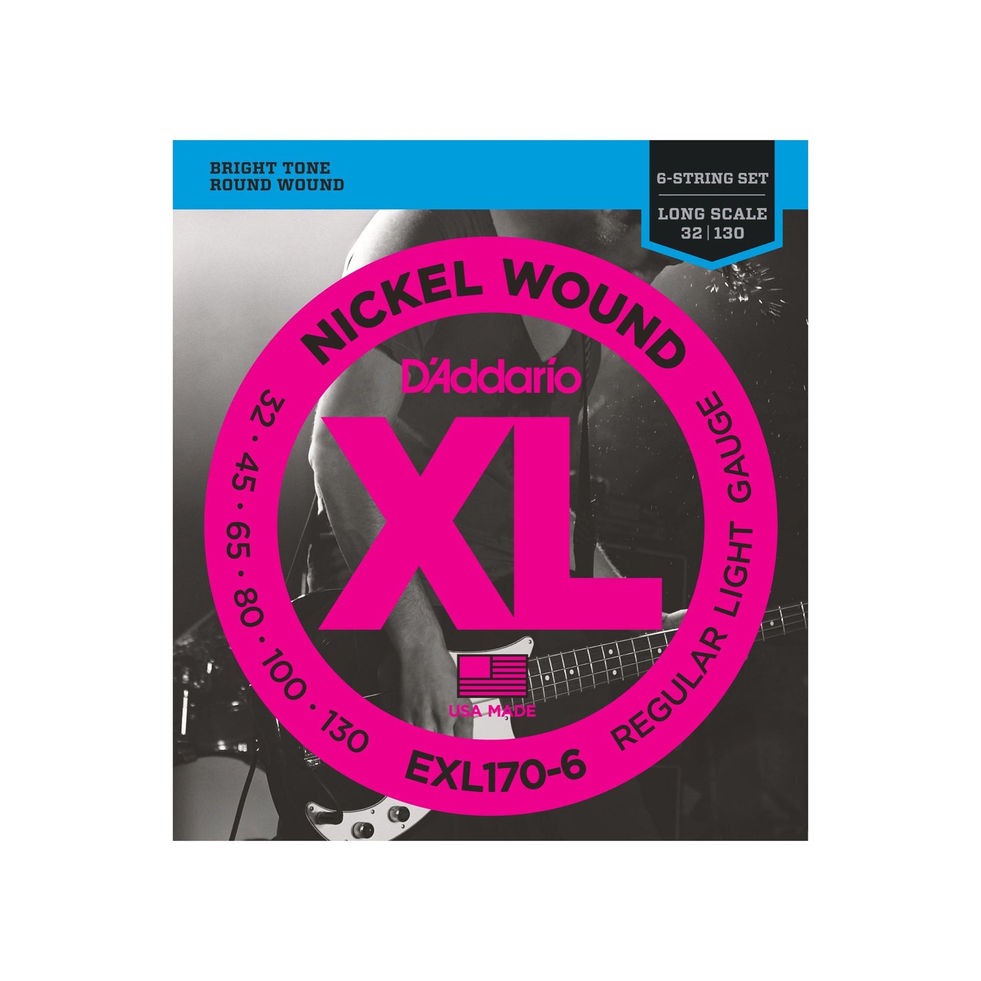 D'Addario - EXL170-6 6-strängset 032-130 - Musik Utan Gränser 