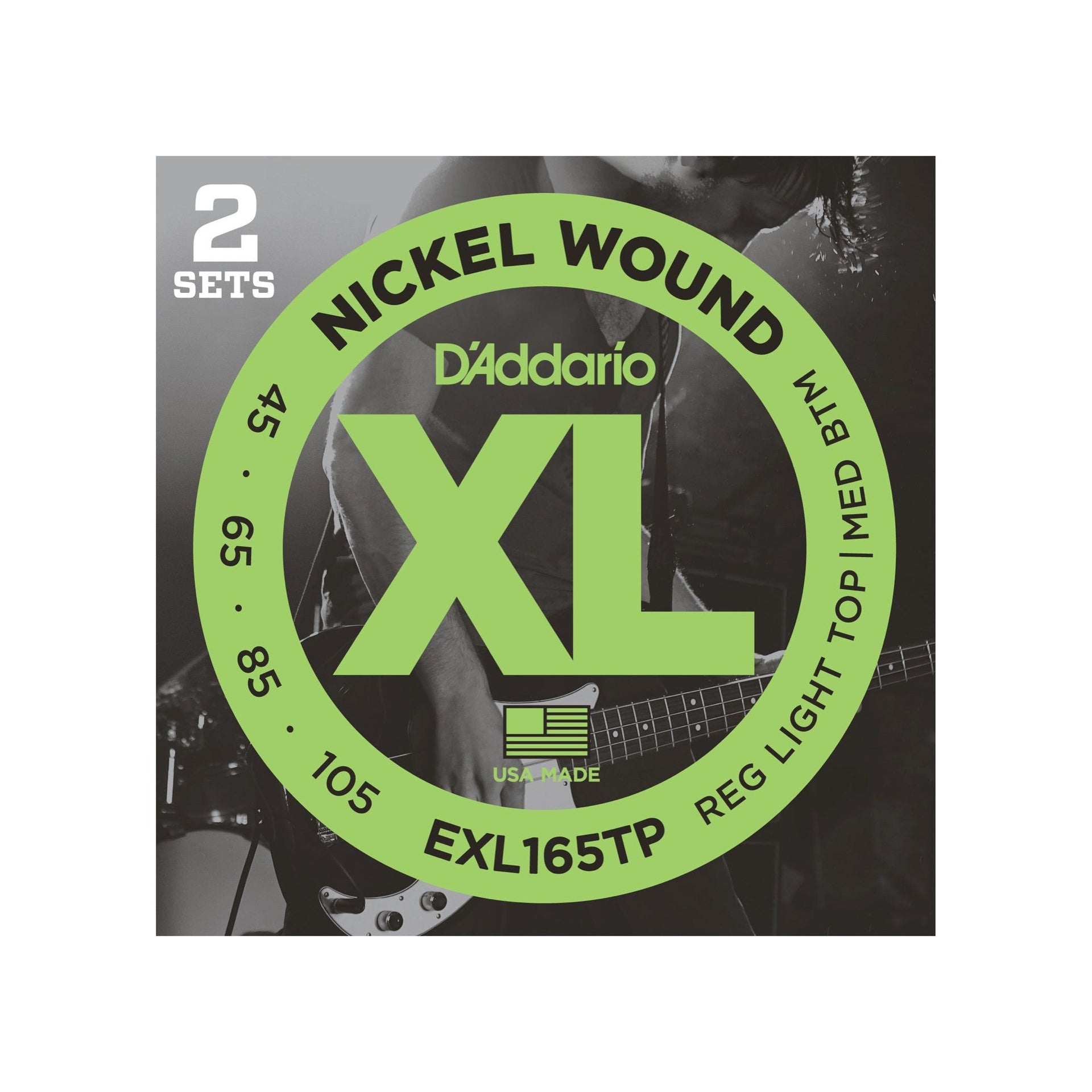 D'Addario - EXL165 2-pack 045-105 - Musik Utan Gränser 