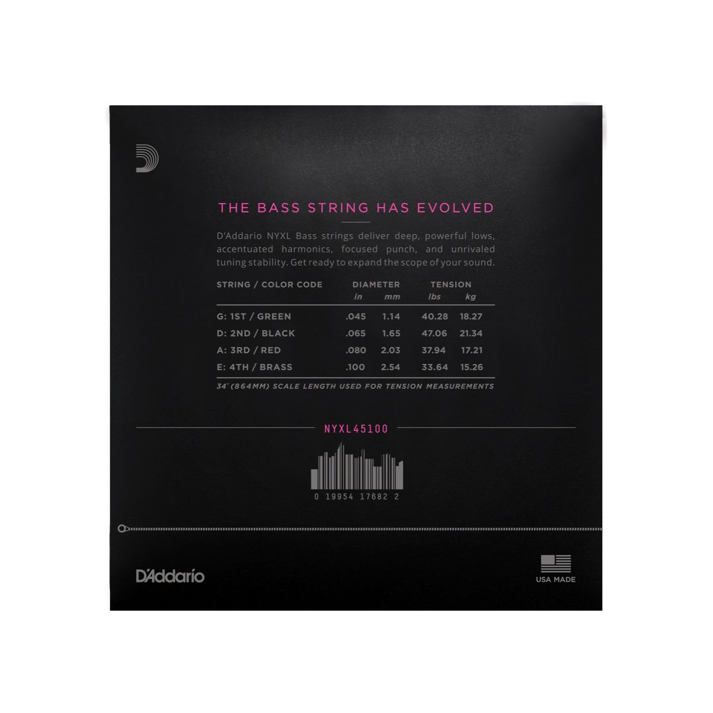 D'Addario - NYXL 045-100 - Musik Utan Gränser 