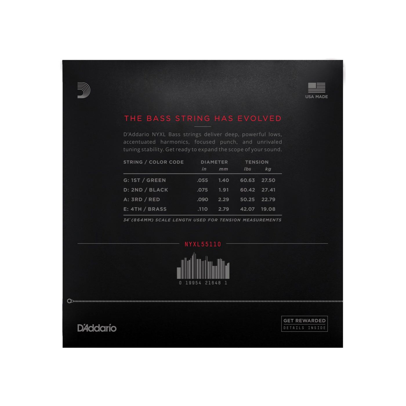 D'Addario - NYXL055-110 - Musik Utan Gränser 
