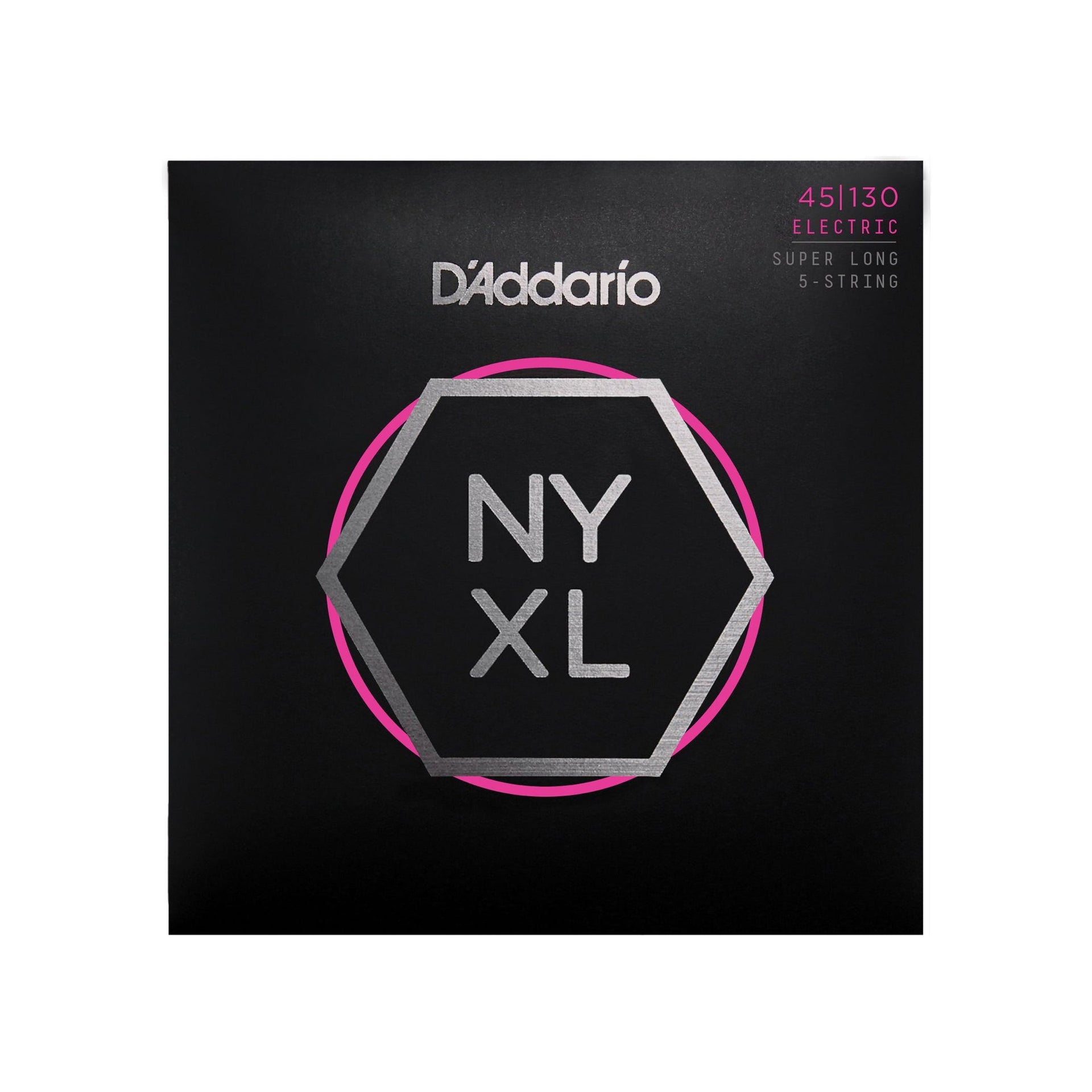 D'Addario - NYXL045-130 5 strängar Super Long Scale - Musik Utan Gränser 