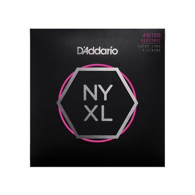 D'Addario - NYXL045-130 5 strängar Super Long Scale - Musik Utan Gränser 