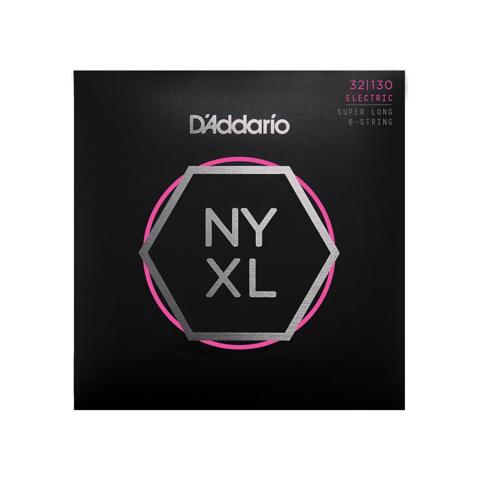 D'Addario - NYXL032-130 6-strängad Super Long Scale - Musik Utan Gränser 