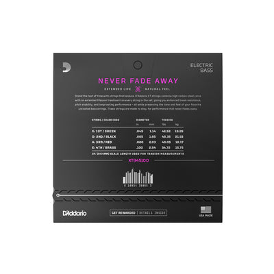 D'Addario - XTB45100 45-100 - Musik Utan Gränser 