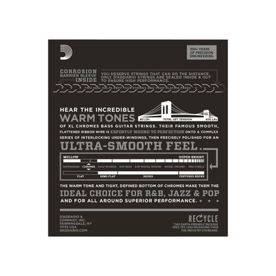 D'Addario - ECB80SL Super Light 040–095 Super Long - Musik Utan Gränser 