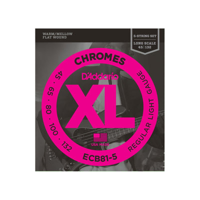 D'Addario - ECB81-5 Light 045–132 5-Strängset - Musik Utan Gränser 