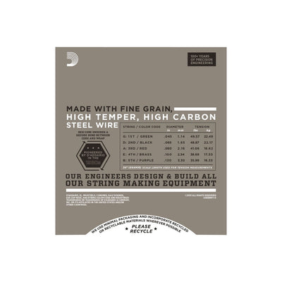 ENR71-5 Regular Light 045–130 5-strängad Half Rounds