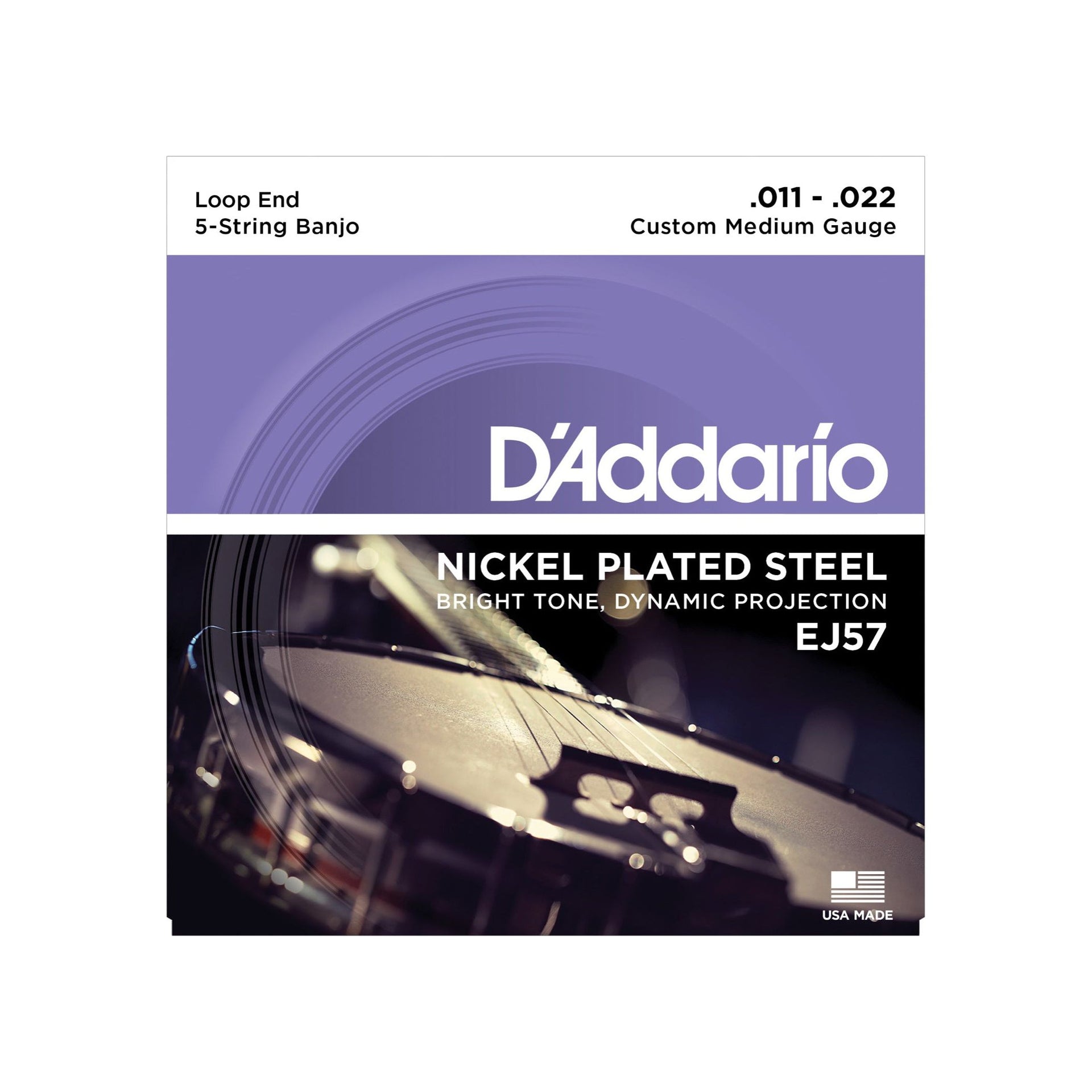 D'Addario - EJ57 011-022 5-string Ögla - Musik Utan Gränser 