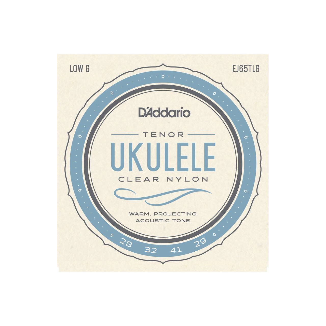 EJ65TLG Strängset Ukulele Tenor Low G