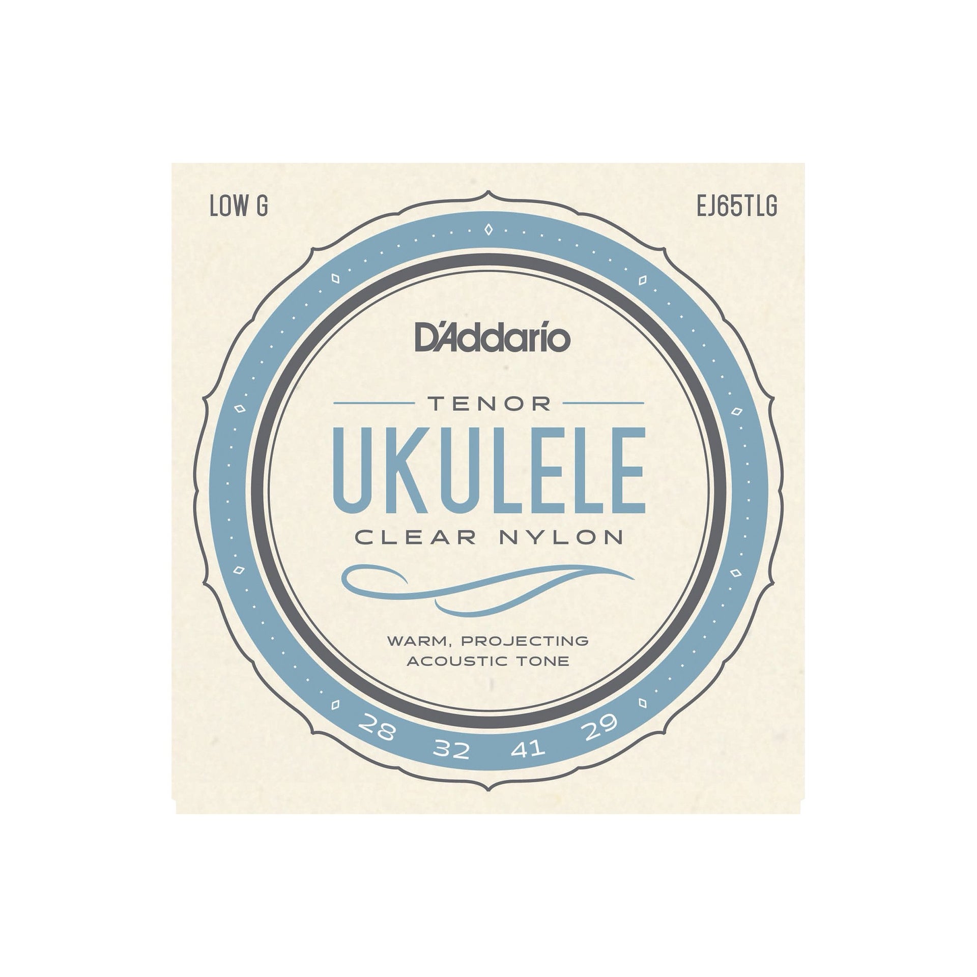 EJ65TLG Strängset Ukulele Tenor Low G