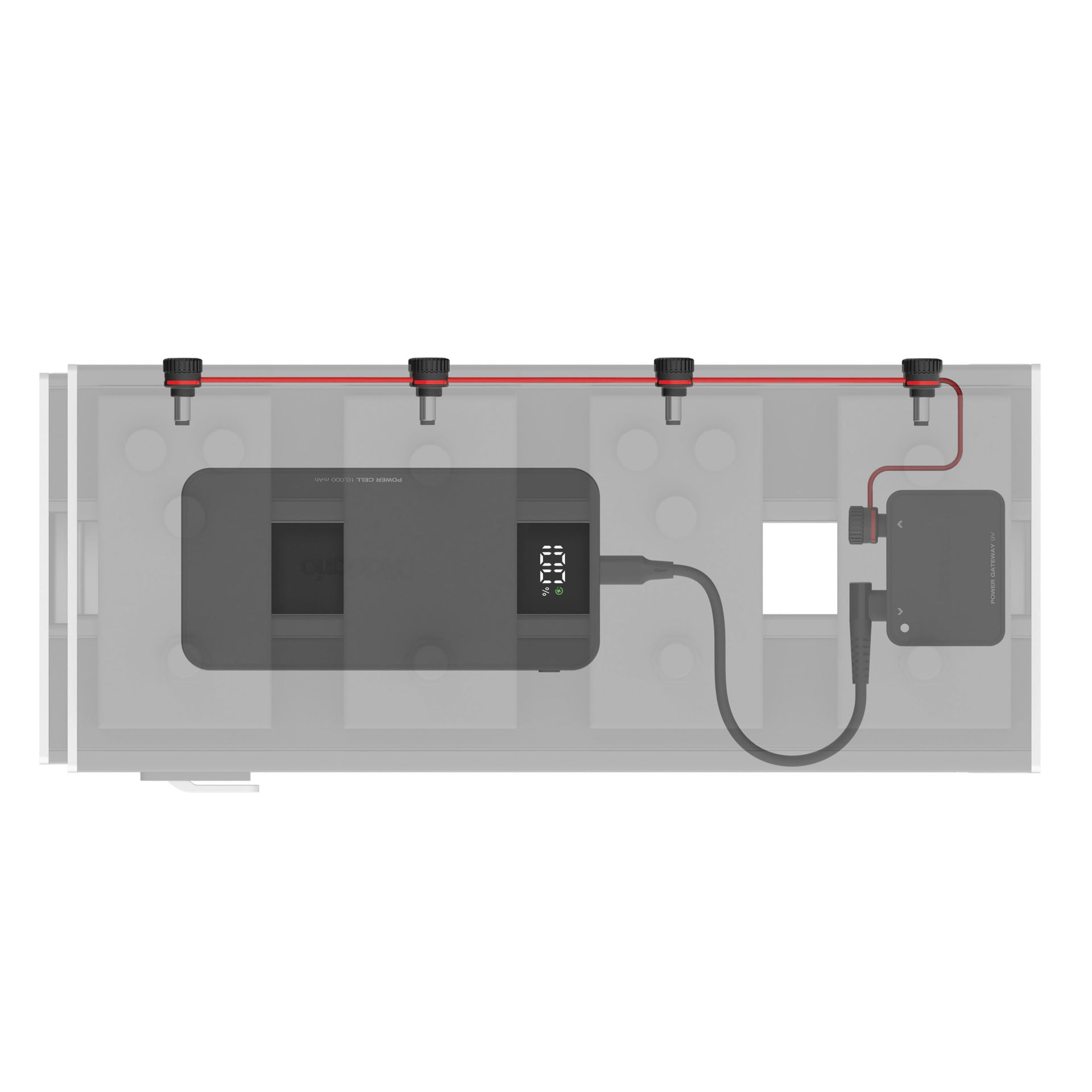 D'Addario - PW-XPNDPPBK-01E XPND Pedal Power Battery Kit - Musik Utan Gränser 