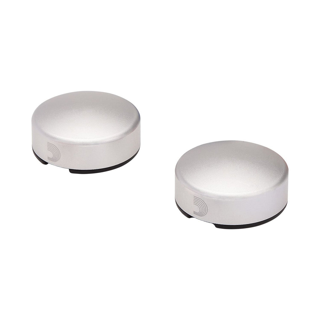 D'Addario - PW-FST-02S Footswitch topper, 2-pack, Silver - Musik Utan Gränser 