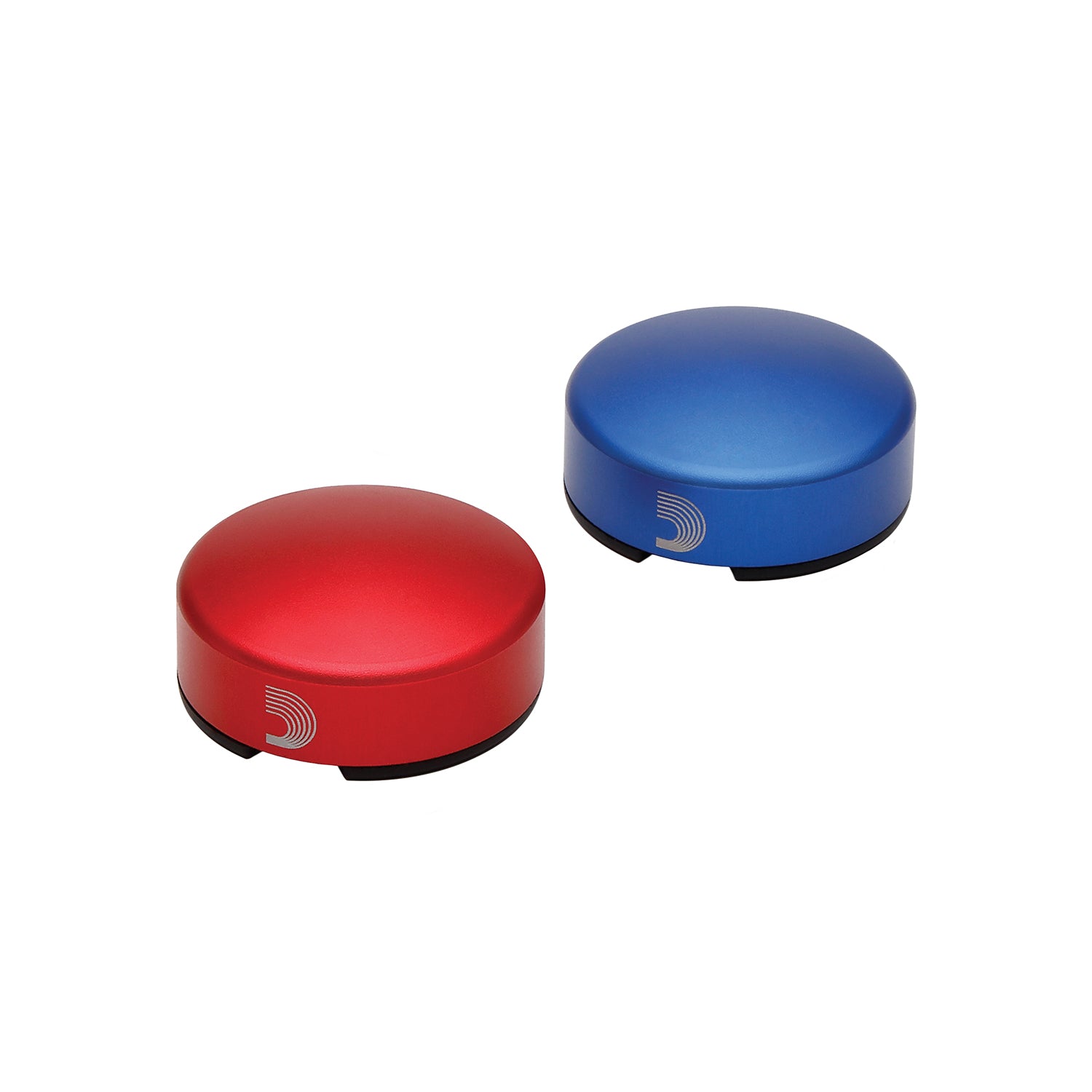 D'Addario - PW-FST-02BURD Footswitch topper, 2-pack, 1/Blue,1/Red - Musik Utan Gränser 