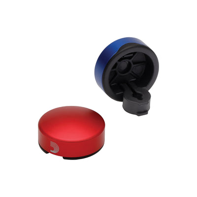 D'Addario - PW-FST-02BURD Footswitch topper, 2-pack, 1/Blue,1/Red - Musik Utan Gränser 
