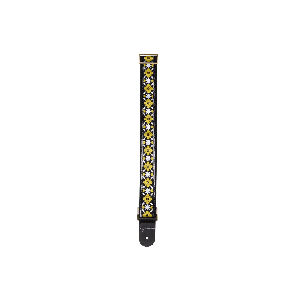 D'Addario - 50JL00 John Lennon Jaquard Rooftop YEL/BLK - Musik Utan Gränser 