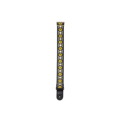 D'Addario - 50JL00 John Lennon Jaquard Rooftop YEL/BLK - Musik Utan Gränser 