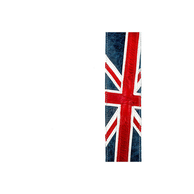 D'Addario - 25PRL03 64 mm Premium Läder-Union Jack - Musik Utan Gränser 