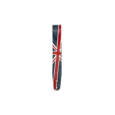 D'Addario - 25PRL03 64 mm Premium Läder-Union Jack - Musik Utan Gränser 