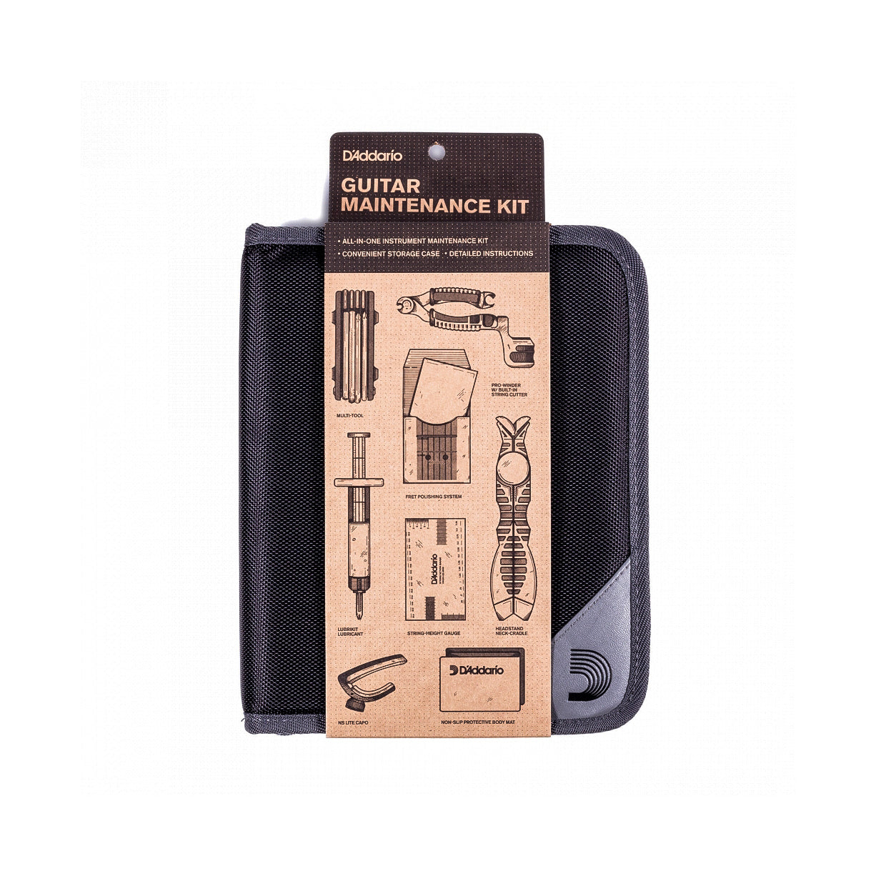 D'Addario - PW-EGMK-01 PW Premium Guitar Maintenance Kit - Musik Utan Gränser 