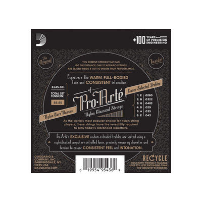 D'Addario - EJ45-3D Normal Tension 3-pack - Musik Utan Gränser 