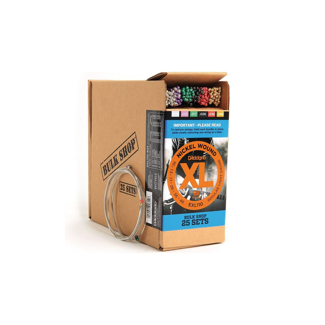 D'Addario - EXL110-B25 010 -046 Bulk 25-set - Musik Utan Gränser 