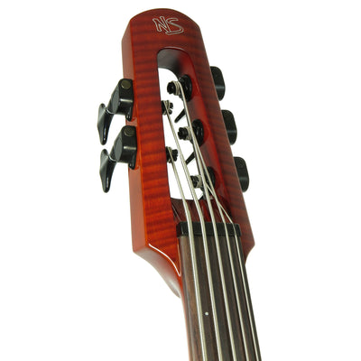WAV5c-OB-AB (B-G) 5-str. Electric Omni-Bass, Amberburst