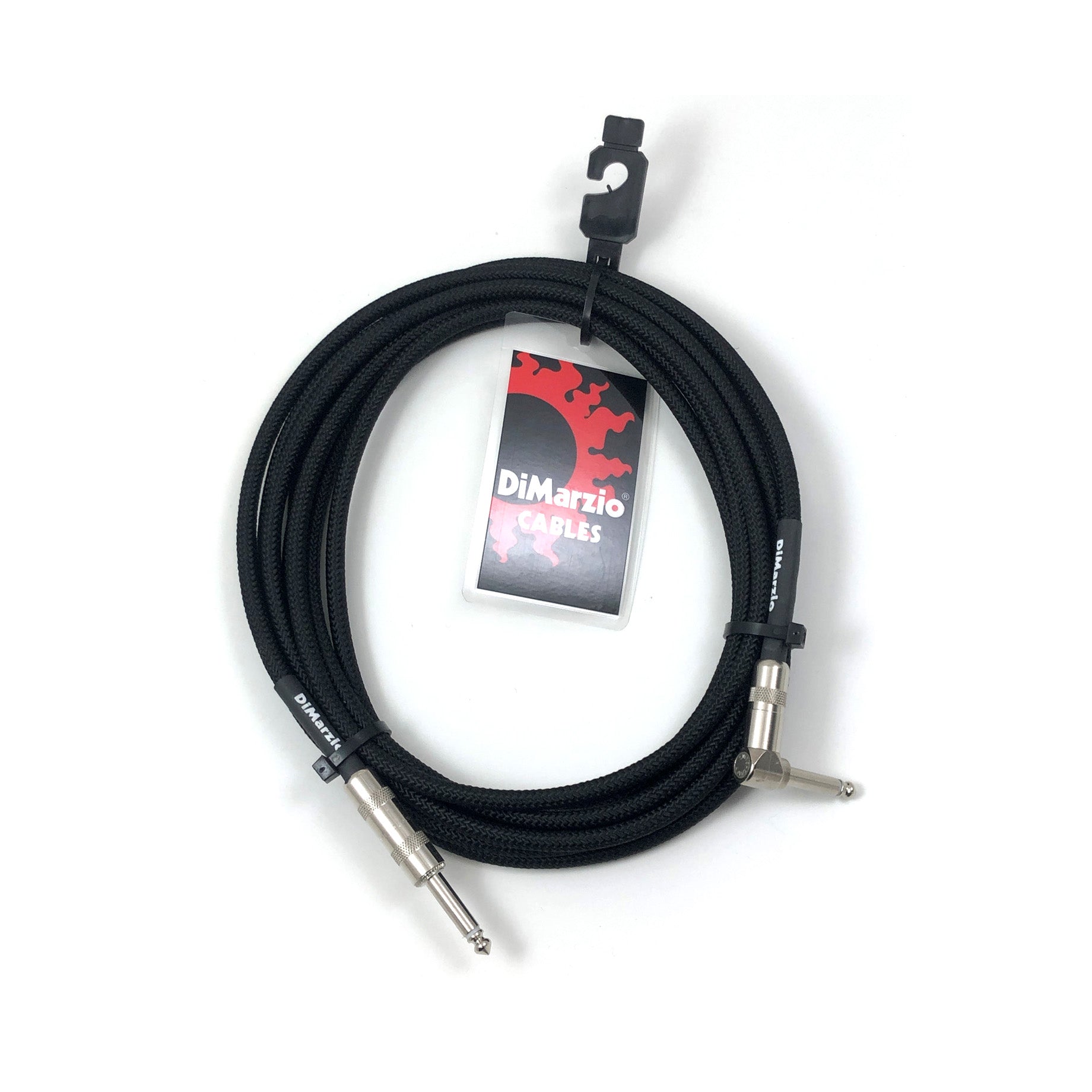 DiMarzio - EP1718SRBK Braided Cable 5,4 m - Musik Utan Gränser 