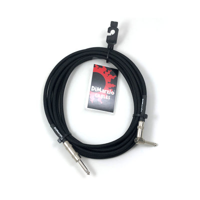 DiMarzio - EP1718SRBK Braided Cable 5,4 m - Musik Utan Gränser 