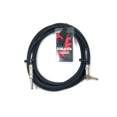 DiMarzio - EP1721SRBK Braided Cable 6,3 m - Musik Utan Gränser 