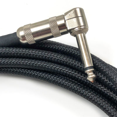 DiMarzio - EP1721SRBK Braided Cable 6,3 m - Musik Utan Gränser 