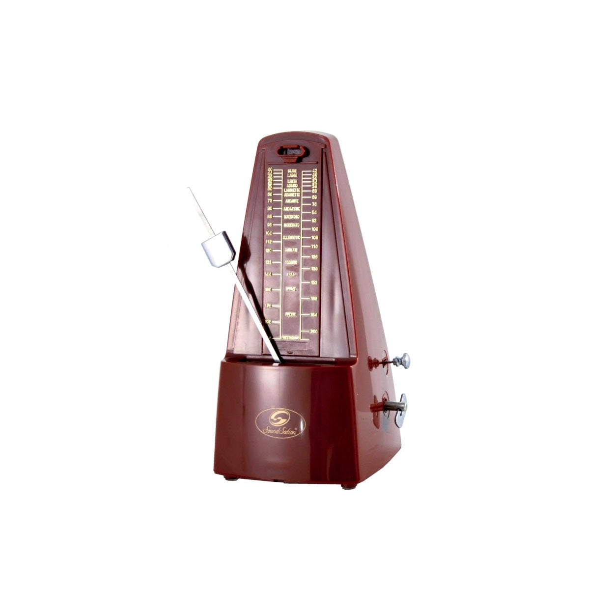 MM-10P-R Metronome mechanical with clock
