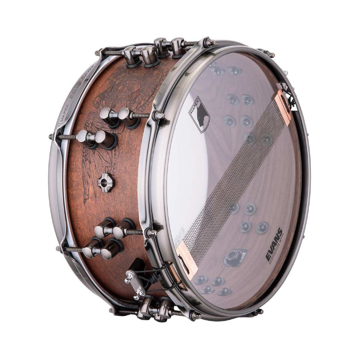 Mapex - Warbird Black Panther Snare BPDLMW2550LWH - Musik Utan Gränser 