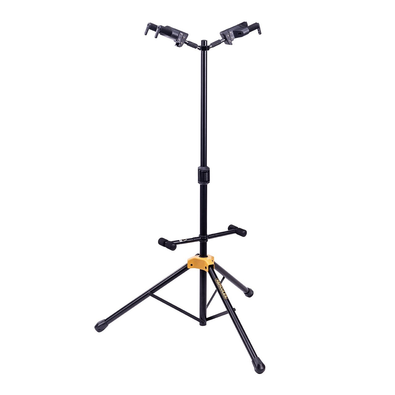 GS422B-PLUS Golvstativ för två gitarrer