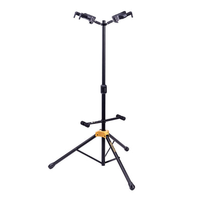 GS422B-PLUS Golvstativ för två gitarrer