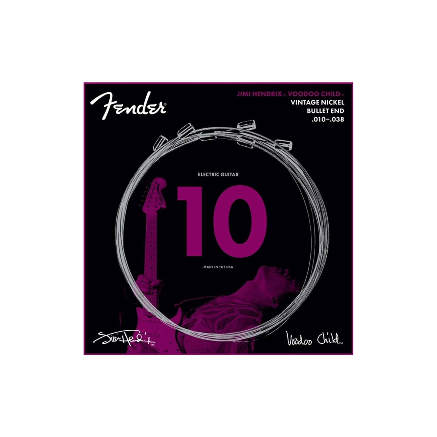 Jimi Hendrix™ Voodoo Child™ 10-38 Vintage Nickel Bullet End