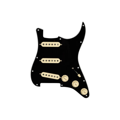 Fender - Pre-Wired Strat Pickguard Custom Shop '69 SSS Svart - Musik Utan Gränser 