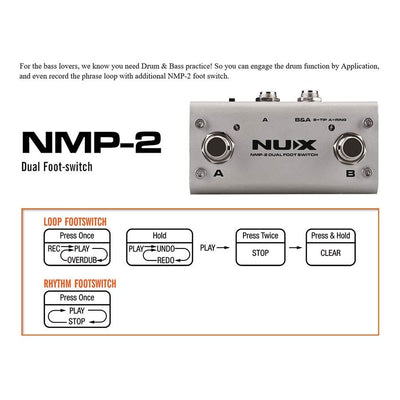 NUX - MIGHTYB50BT digital bass amplifier 50 watt - Musik Utan Gränser 