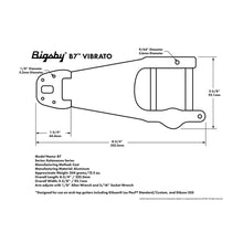 Load image into Gallery viewer, Bigsby B7 Vibrato Tailpiece Gold
