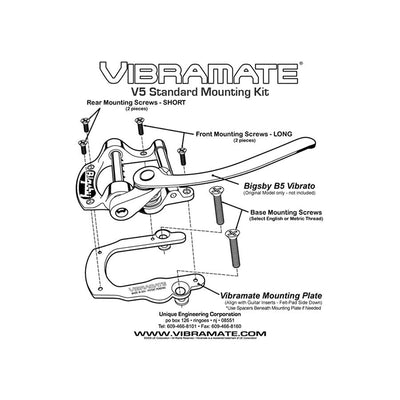 Allpart - Vibramate Bigsby V5 for Gibson Les Paul Gold - Musik Utan Gränser 