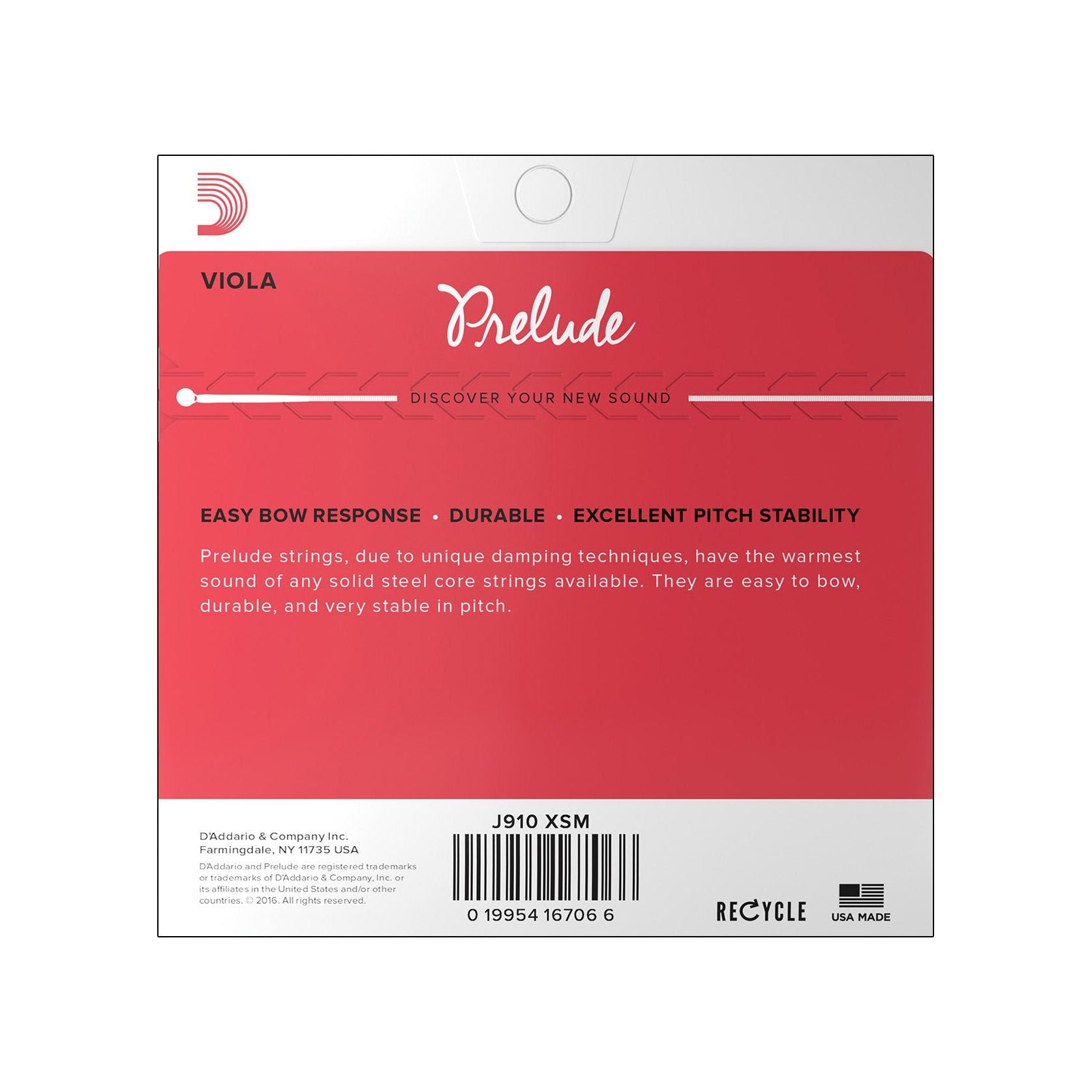 D'Addario - J910 XSM Set X-Short/Medium Tension - Musik Utan Gränser 