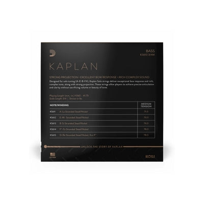 KS610 3/4M Kaplan Solo Set 3/4 Medium Tension