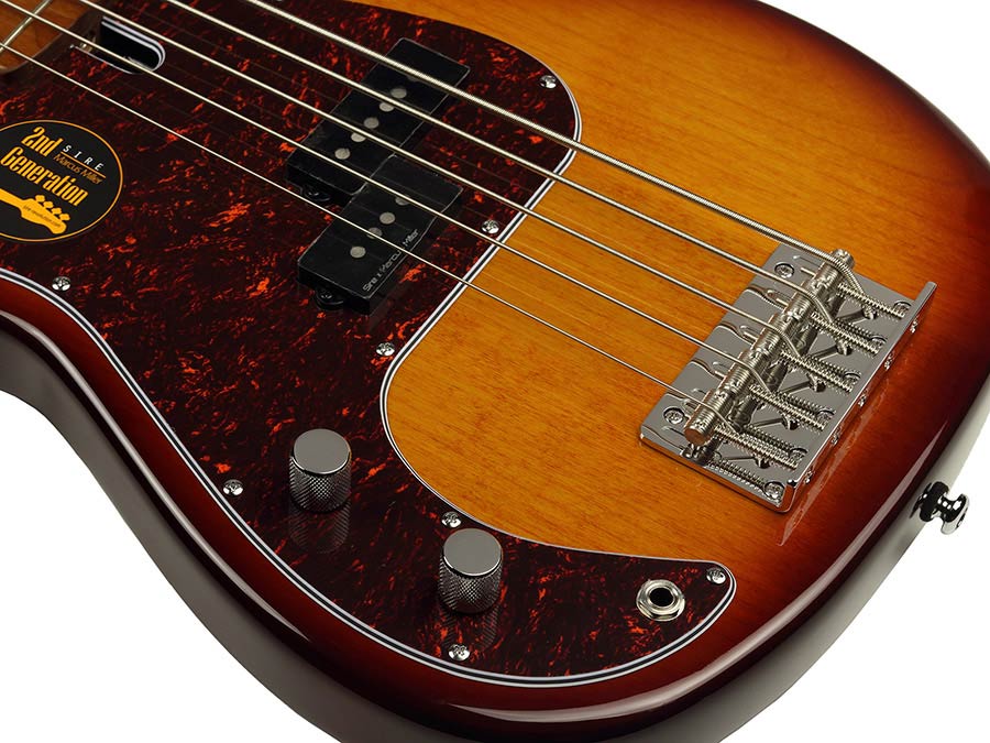 P5 A5L/TS P Series Marcus Miller vänsterhänt 5-strängad tobacco sunburst