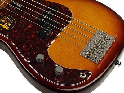 P5 A5L/TS P Series Marcus Miller vänsterhänt 5-strängad tobacco sunburst